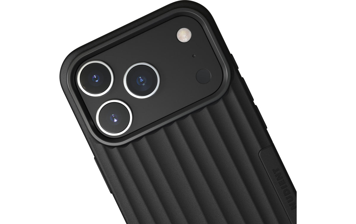 Nudient Bold Backcover – für Apple iPhone 17 Pro/18 Pro, MagSafe, Kunststoff, Schwarz