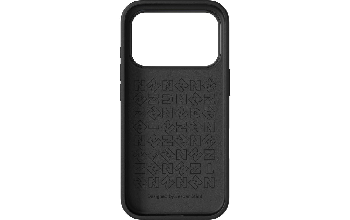Nudient Bold Backcover – für Apple iPhone 17 Pro/18 Pro, MagSafe, Kunststoff, Schwarz