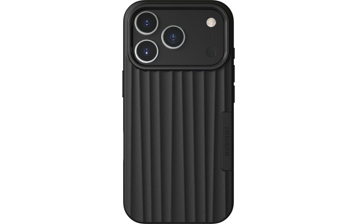 Nudient Bold Backcover – für Apple iPhone 17 Pro/18 Pro, MagSafe, Kunststoff, Schwarz