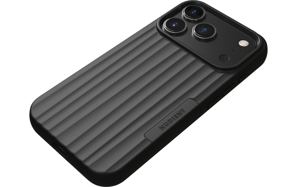Nudient Bold Backcover – für Apple iPhone 17 Pro/18 Pro, MagSafe, Kunststoff, Schwarz