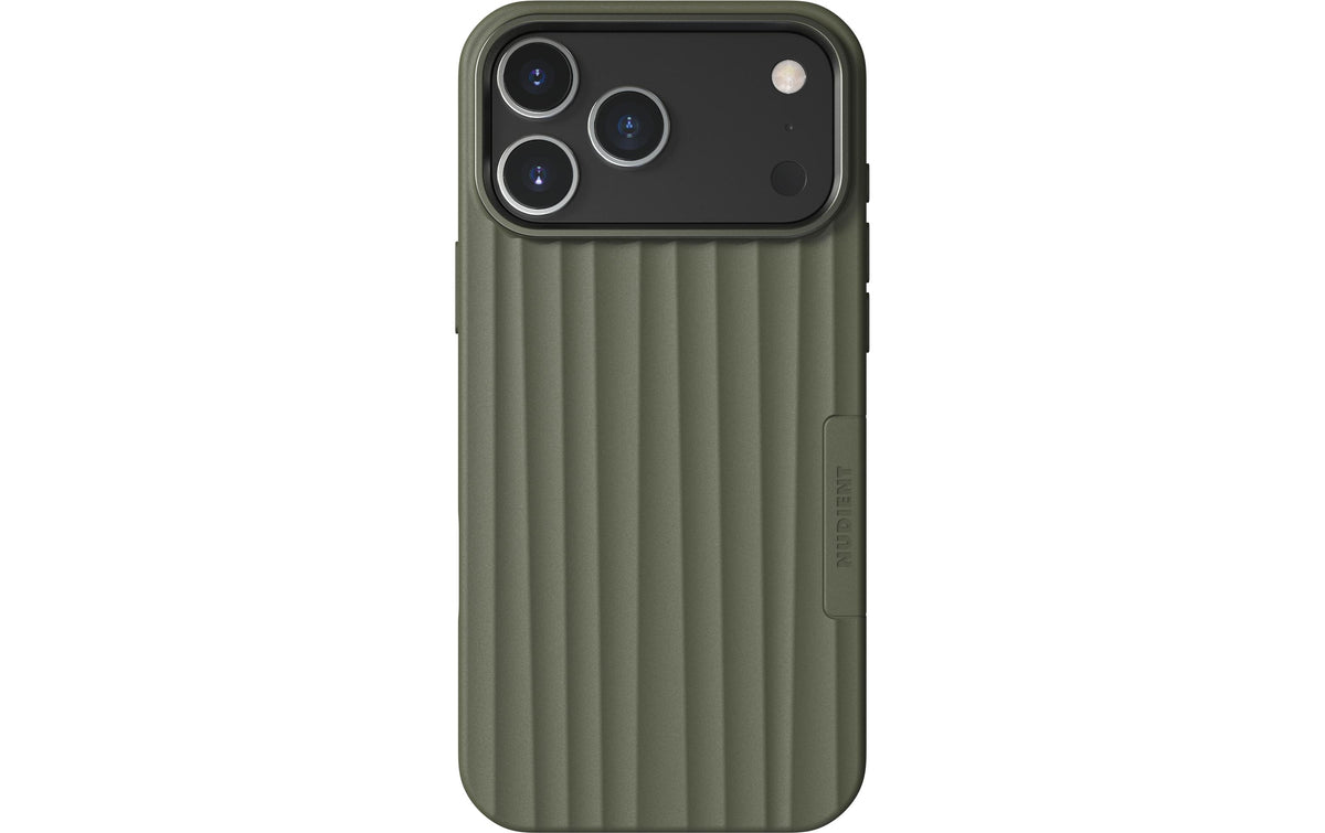Nudient Bold Backcover – für Apple iPhone 17 Pro Max/18 Pro Max, MagSafe, Kunststoff, Olivgrün