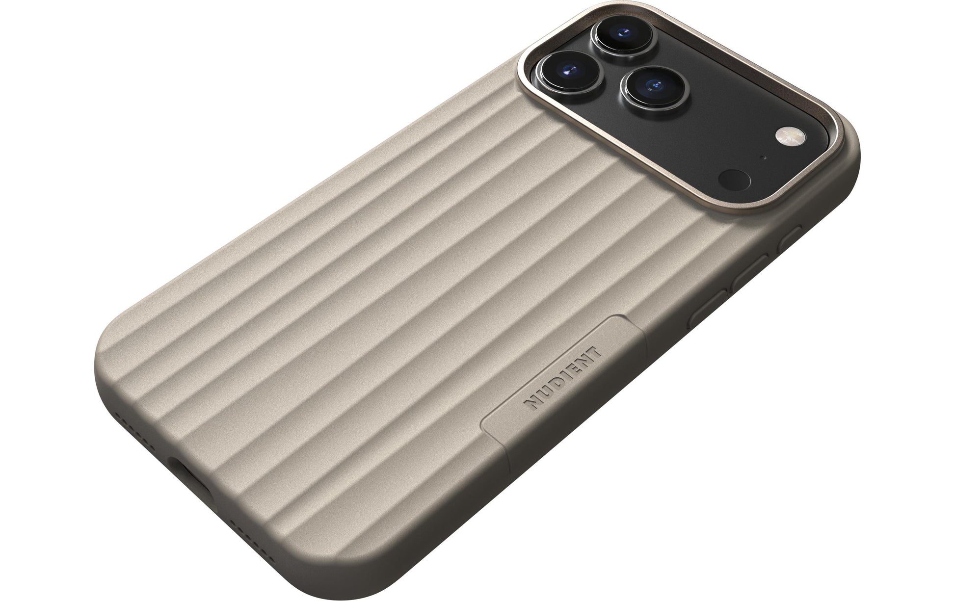 Nudient – Backcover Bold – für Apple iPhone 17 Pro Max – beige – MagSafe kompatibel
