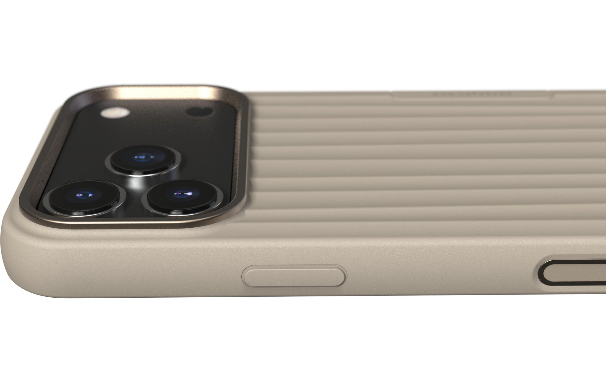 Nudient – Backcover Bold – für Apple iPhone 17 Pro Max – beige – MagSafe kompatibel