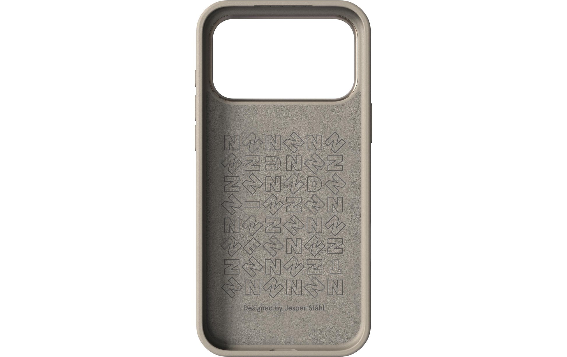 Nudient – Backcover Bold – für Apple iPhone 17 Pro Max – beige – MagSafe kompatibel