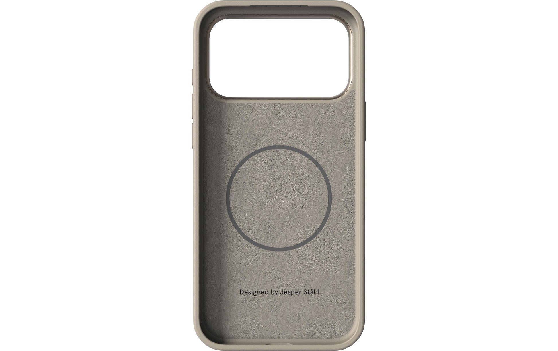 Nudient – Backcover Bold – für Apple iPhone 17 Pro Max – beige – MagSafe kompatibel