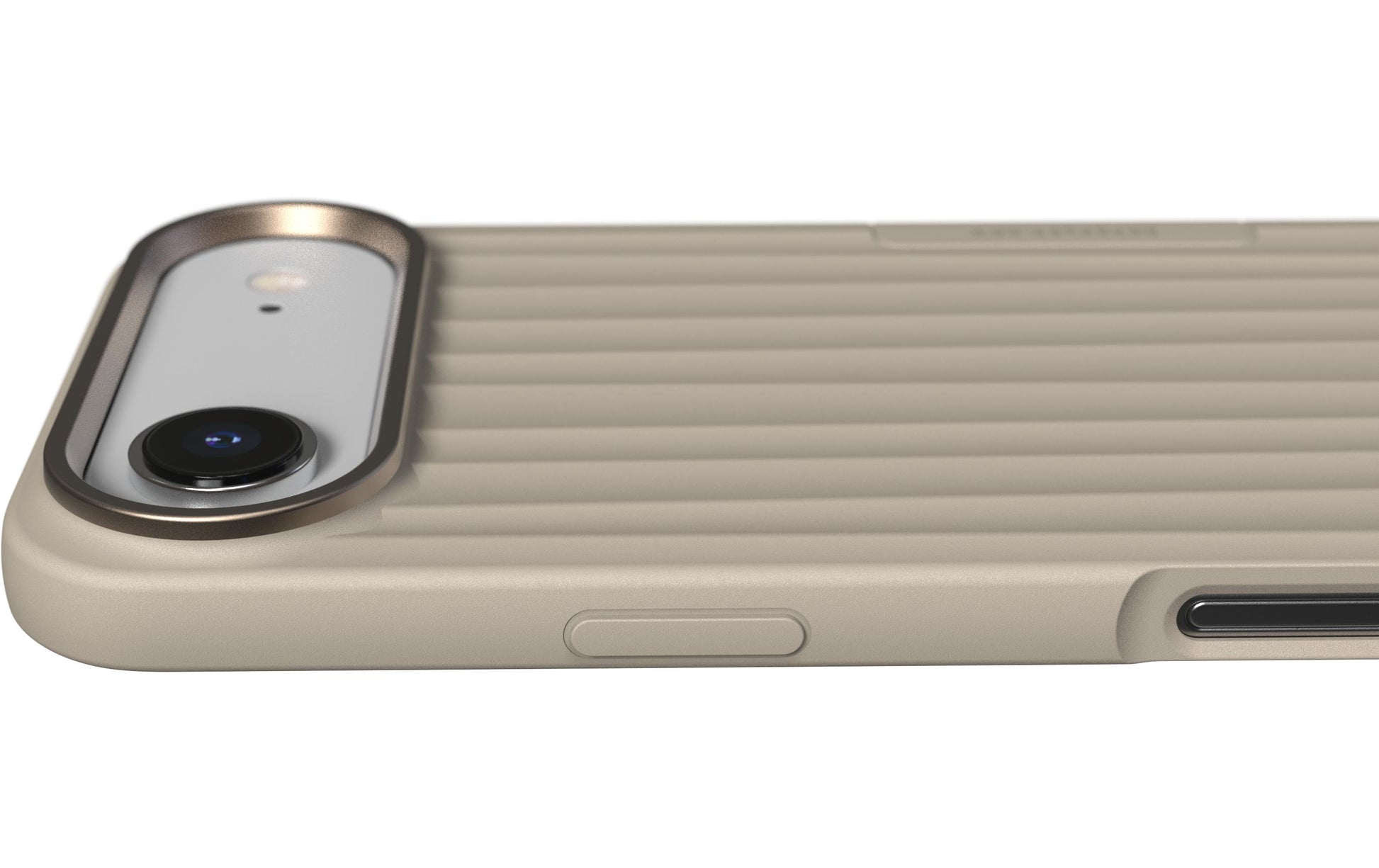 NUDIENT Backcover – für Apple iPhone 17 Air – beige – Kunststoff, MagSafe-kompatibel