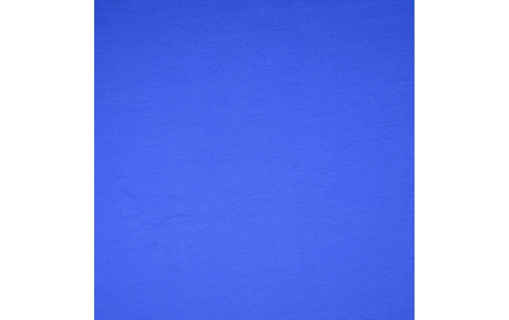 Stoffe Dekostoff – French Terry, Elasthan, Blau, 150 × 100 cm
