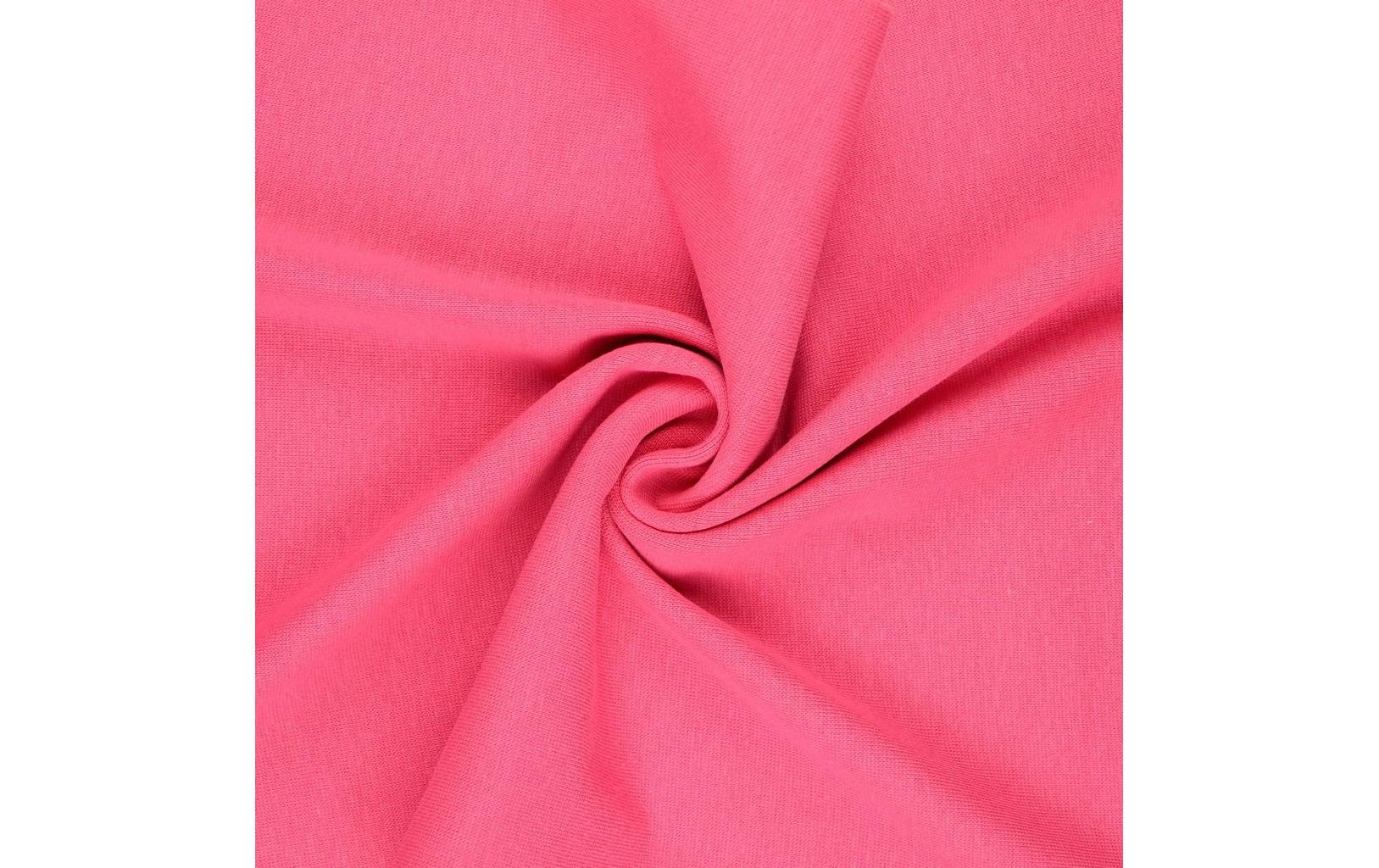 Stoffe Dekostoff, Jersey (Elasthan), Paw Patrol Herzen, Pink, 148 × 50 cm