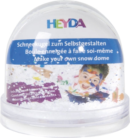 HEYDA Schneekugel – 8,5 cm, mehrfarbig