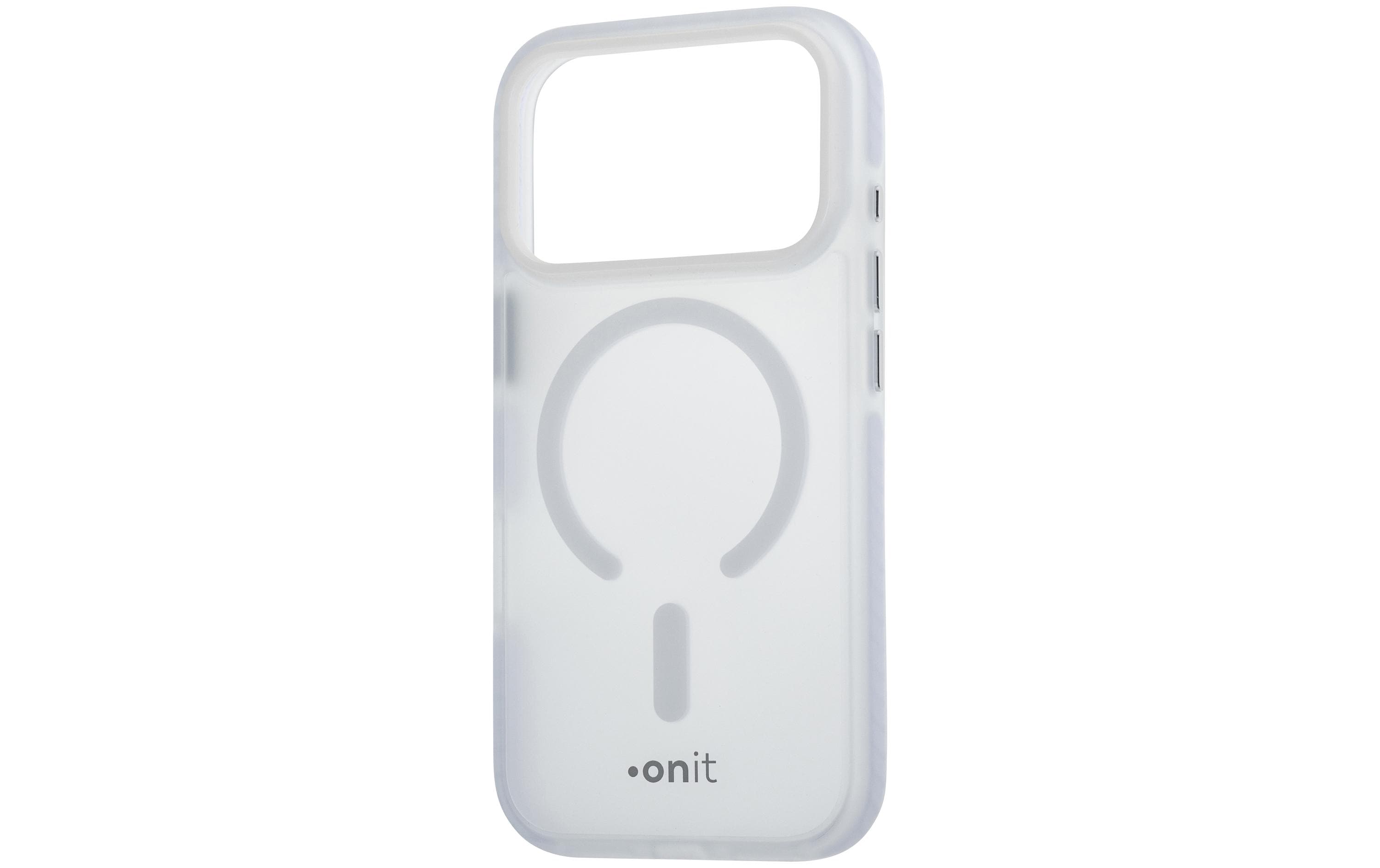 Onit Mill.Std. Backcover – für Apple iPhone 17 Pro, MagSafe, TPU, Weiss matt, bis 3 m Sturzsicher