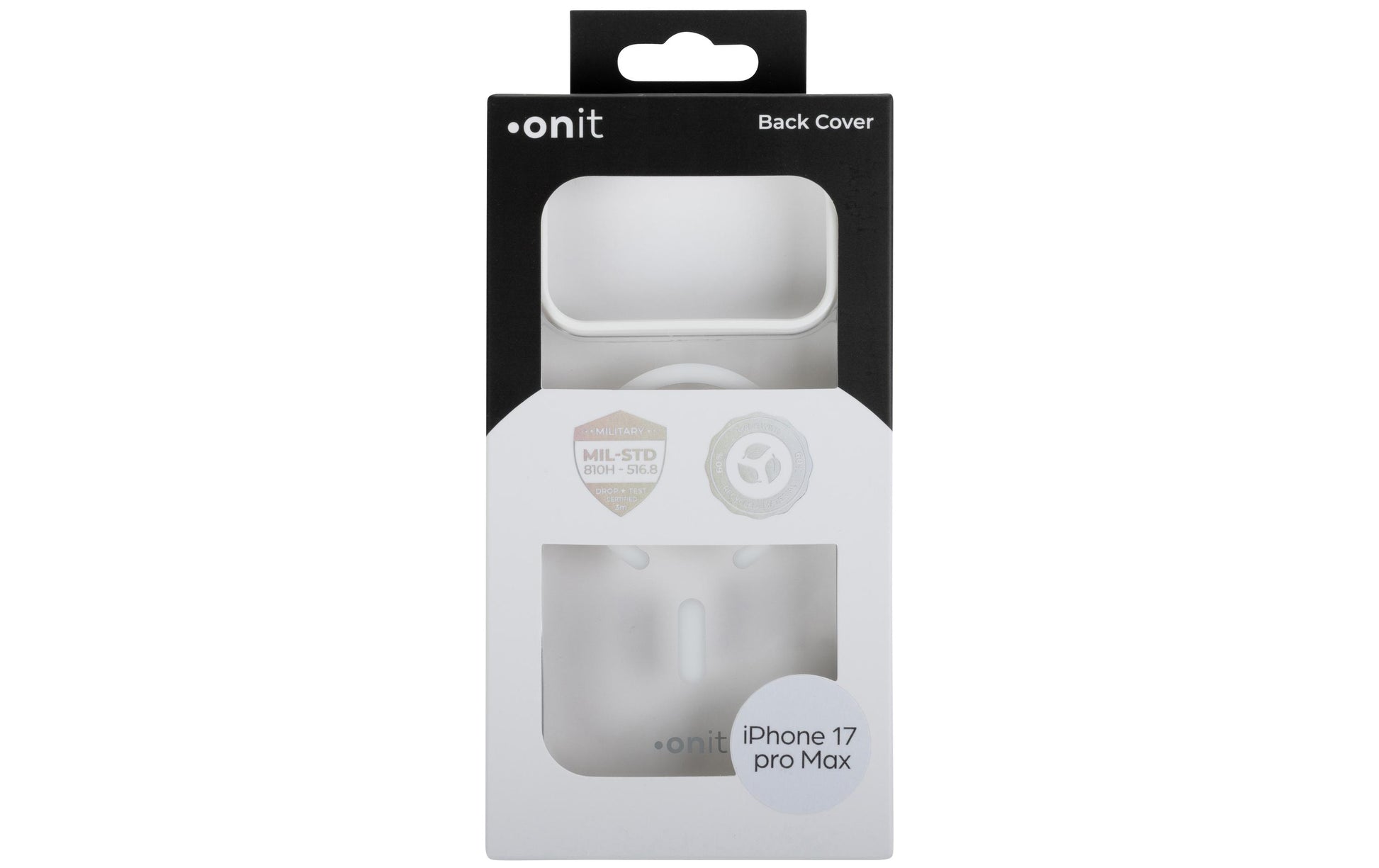 Onit Backcover – für Apple iPhone 17 Pro Max, MagSafe, TPU, Transparent, bis 3 m Sturzsicher