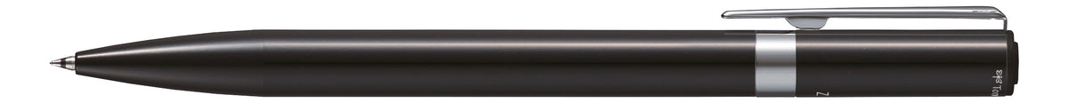 Tombow Zoom L105 City Kugelschreiber – Schwarz, Gehäuse aus lackiertem Messing, Clip aus Stahl