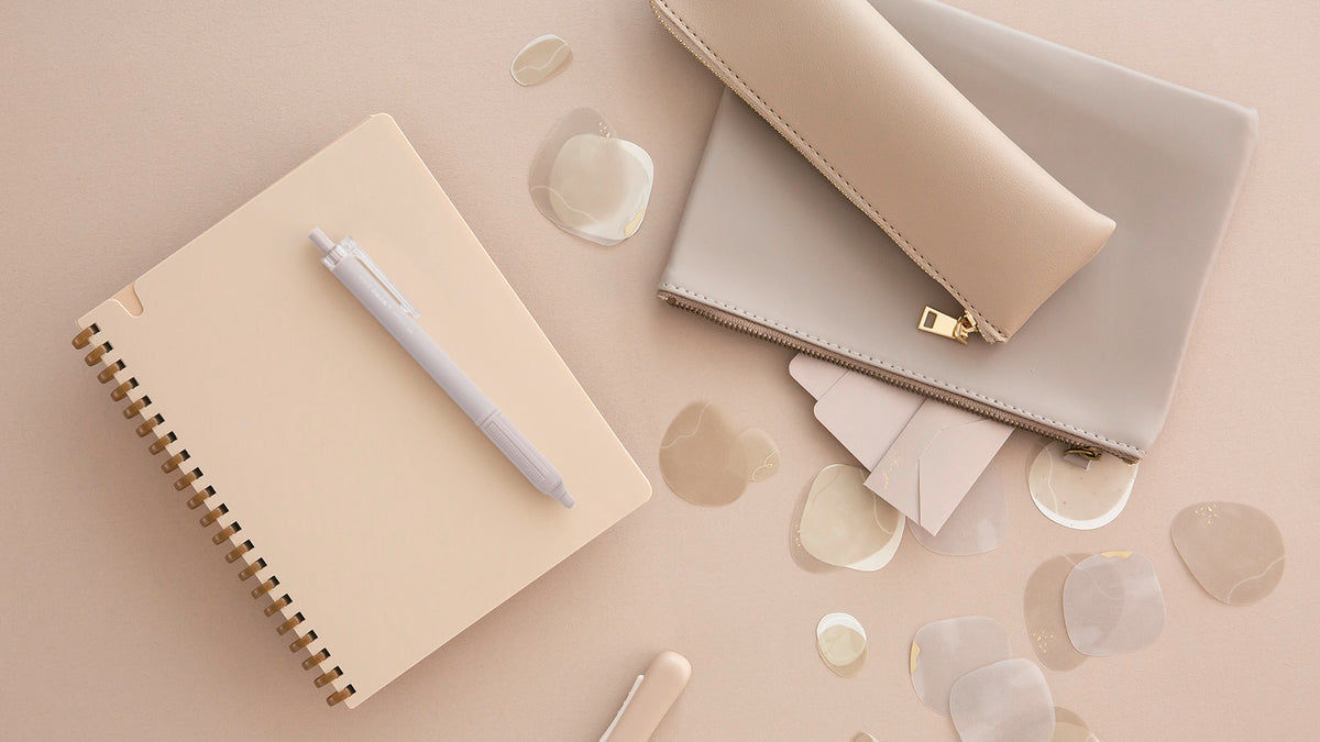 Tombow MONOgraph Lite Schreibgeräte-Set – Kugelschreiber + 0,5 mm Druckbleistift – Mehrfarbig