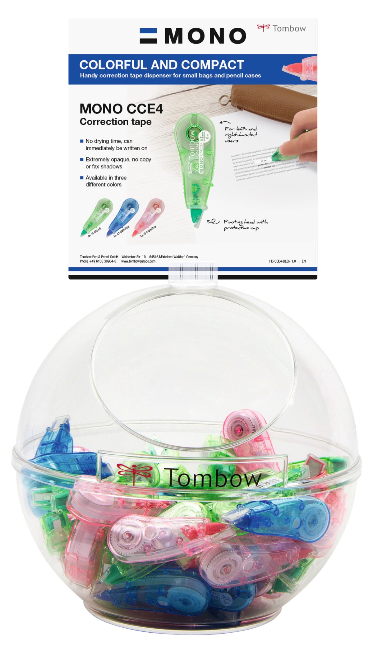 Tombow Mono Micro Korrekturroller 4,2 mm × 6 m – 60er Pack