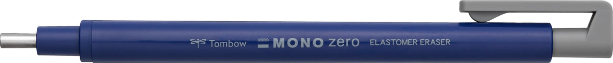 Tombow Radierstift Mono Zero – rund, nachfüllbar, Ø 2,3 mm, nachtblau