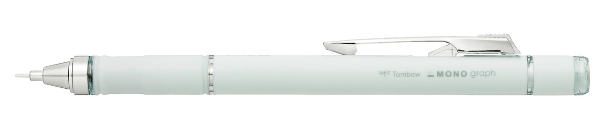 Tombow MONOgraph GRIP Druckbleistift – 0,5 mm – Blau – Für Linkshänder – Mit Radierer