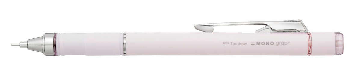 Tombow MONOgraph GRIP Druckbleistift – 0,5 mm – Lila – Für Linkshänder – Mit Radierer