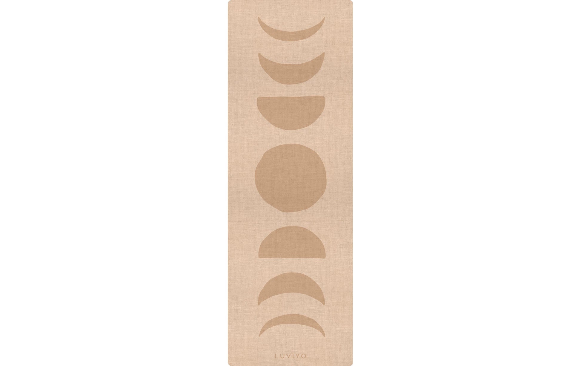 Luviyo Travel Yogamatte Luna – 178 × 61 cm, 1 cm dick – beige