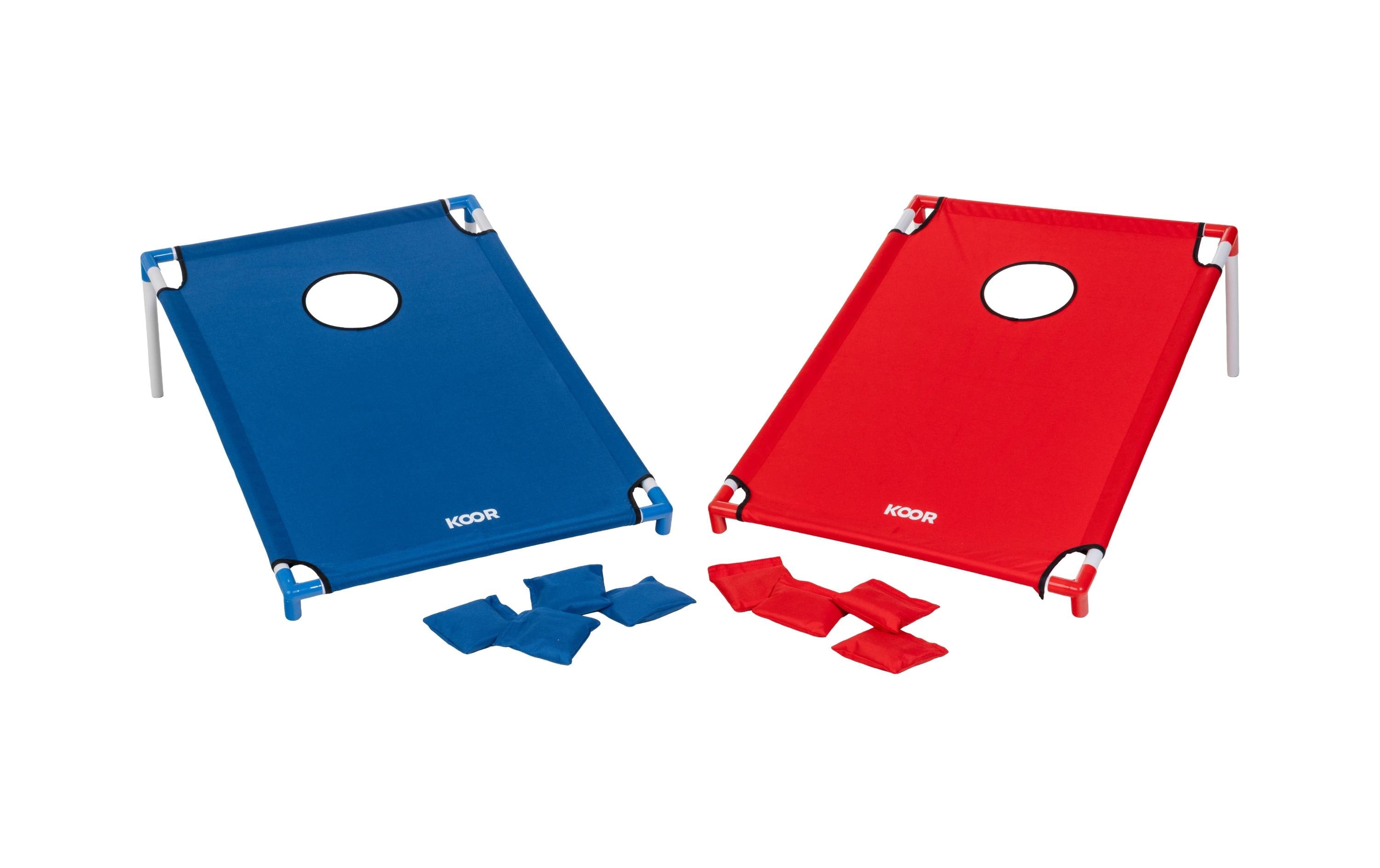 Koor Cornhole Plastik – ab 14 Jahren – blau/rot