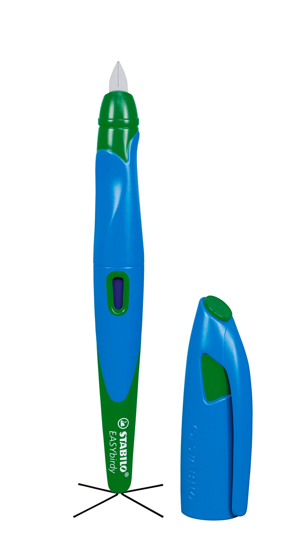 Attrappe EASYbirdy Start – Höhe ca. 170 cm – Kunststoff – türkis – 2-teilig