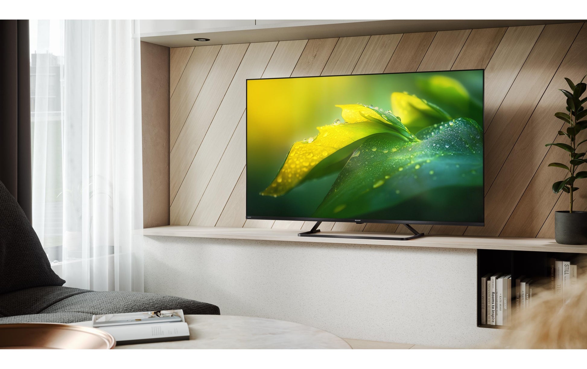 Sharp 55HP6265E – 55" TV – 4K UHD – QLED – Google TV – 60 Hz – Dolby Vision