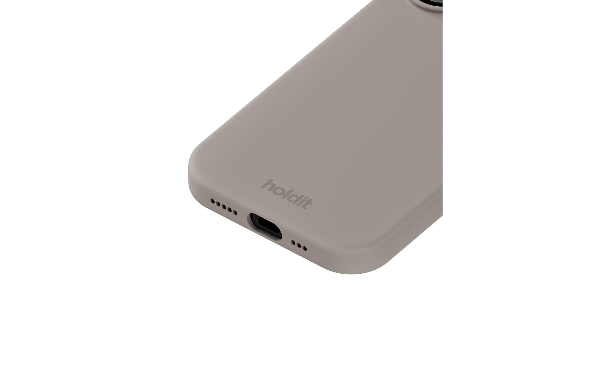 HoldIt Backcover – für Apple iPhone 17 – Taupe – Silikon