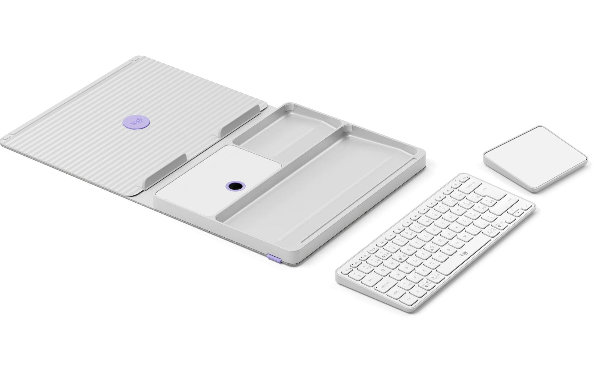 Logitech Casa Tastatur-Case für Notebooks 10–17" – Bluetooth, QWERTZ (CH) – Weiss