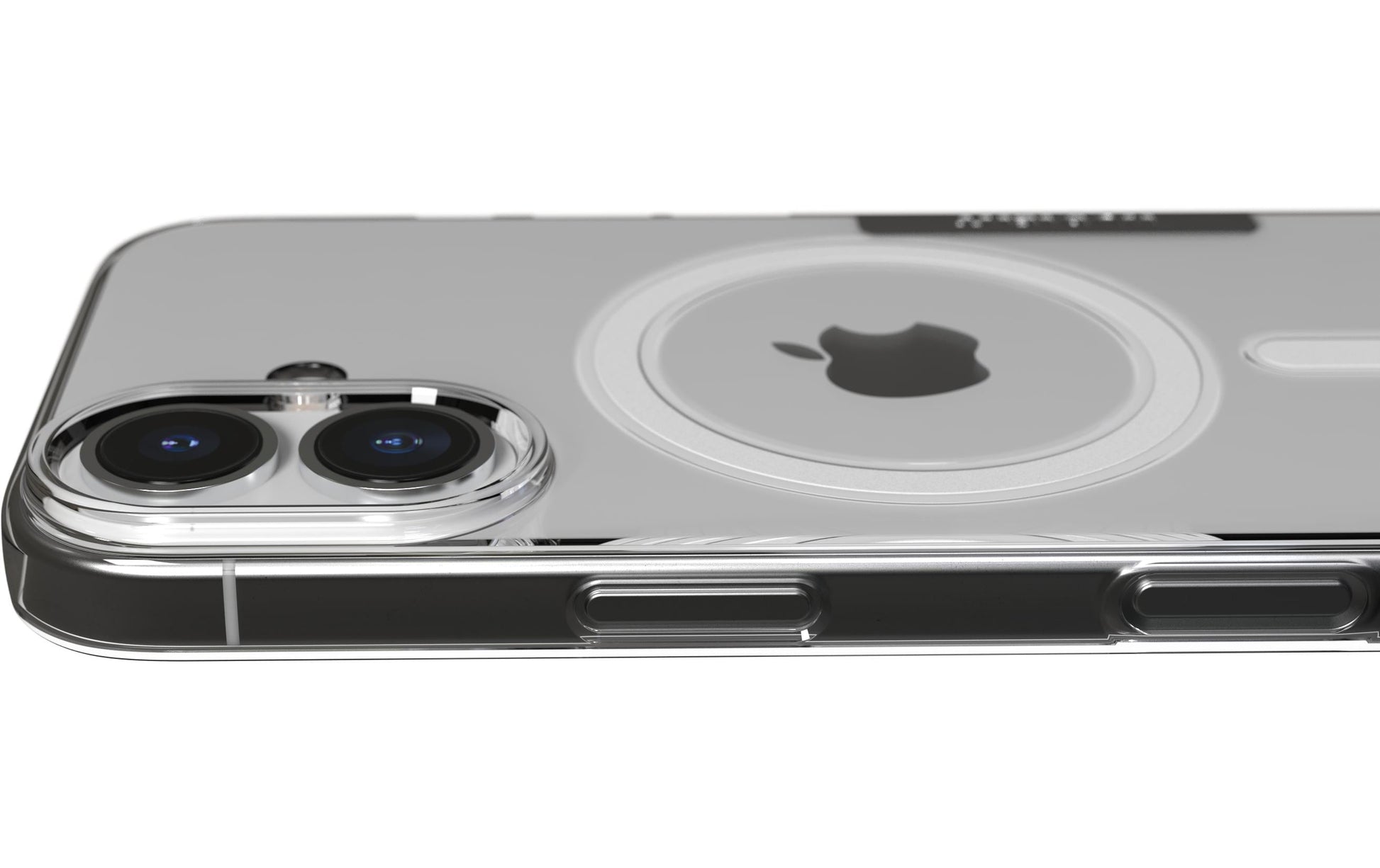Nudient – Backcover – für Apple iPhone 17 – transparent – MagSafe-kompatibel