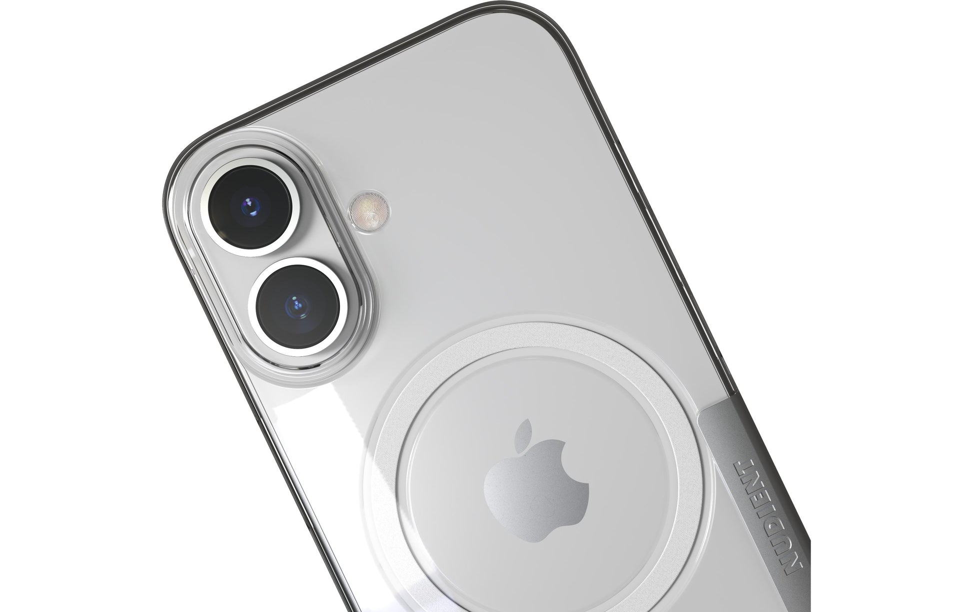 Nudient – Backcover – für Apple iPhone 17 – transparent – MagSafe-kompatibel