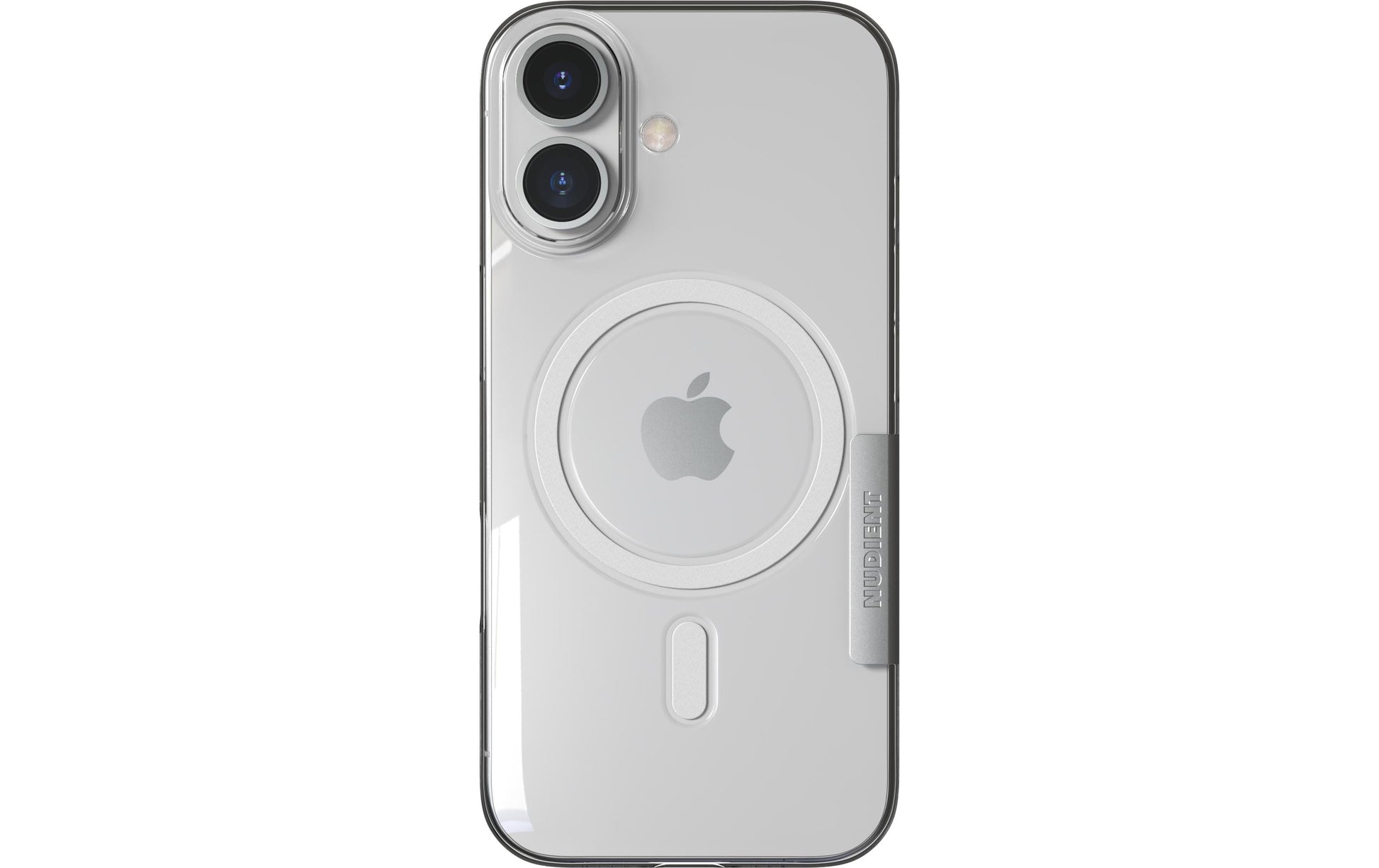 Nudient – Backcover – für Apple iPhone 17 – transparent – MagSafe-kompatibel