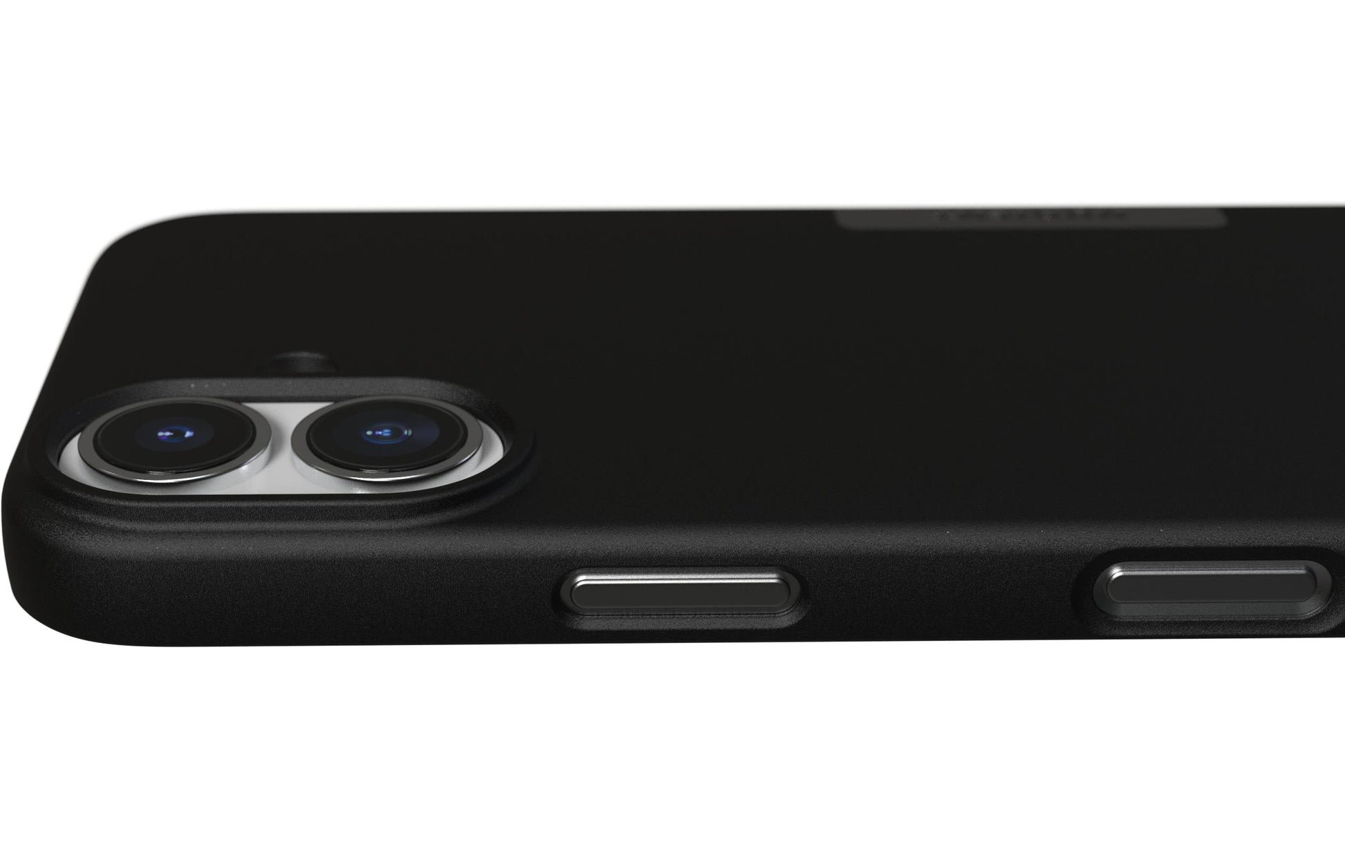 Nudient – Backcover – für Apple iPhone 17 – Schwarz – MagSafe-kompatibel