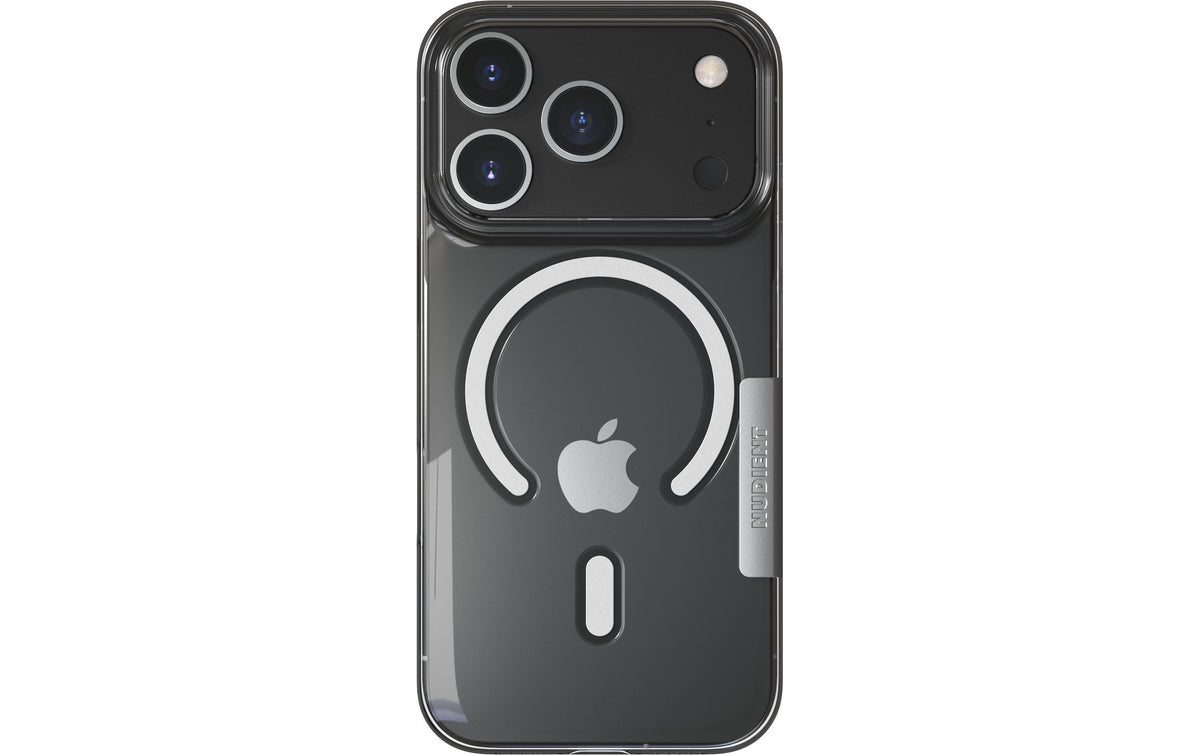 Nudient Backcover – für Apple iPhone 17 Pro Max / 18 Pro Max, MagSafe, Kunststoff, Transparent, kratzfest