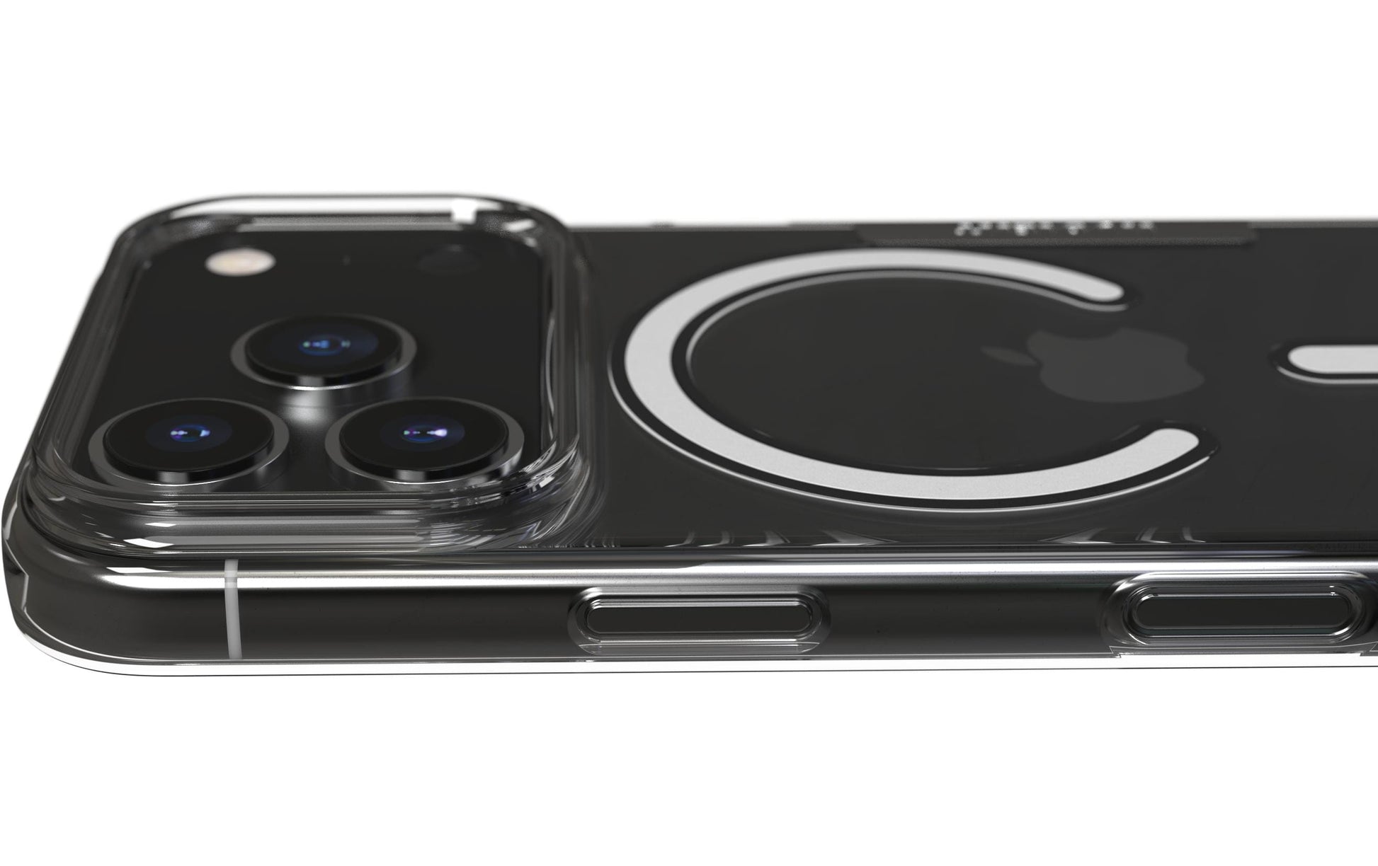 NUDIENT Backcover – für Apple iPhone 17 Pro – transparent – MagSafe kompatibel, kratzresistent