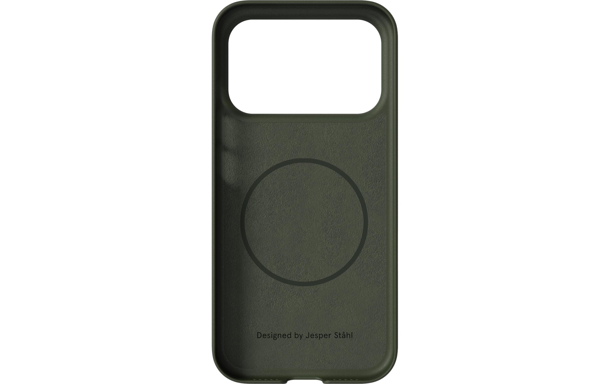 Nudient – Backcover – für Apple iPhone 17 Pro – Dunkelgrün – MagSafe-kompatibel