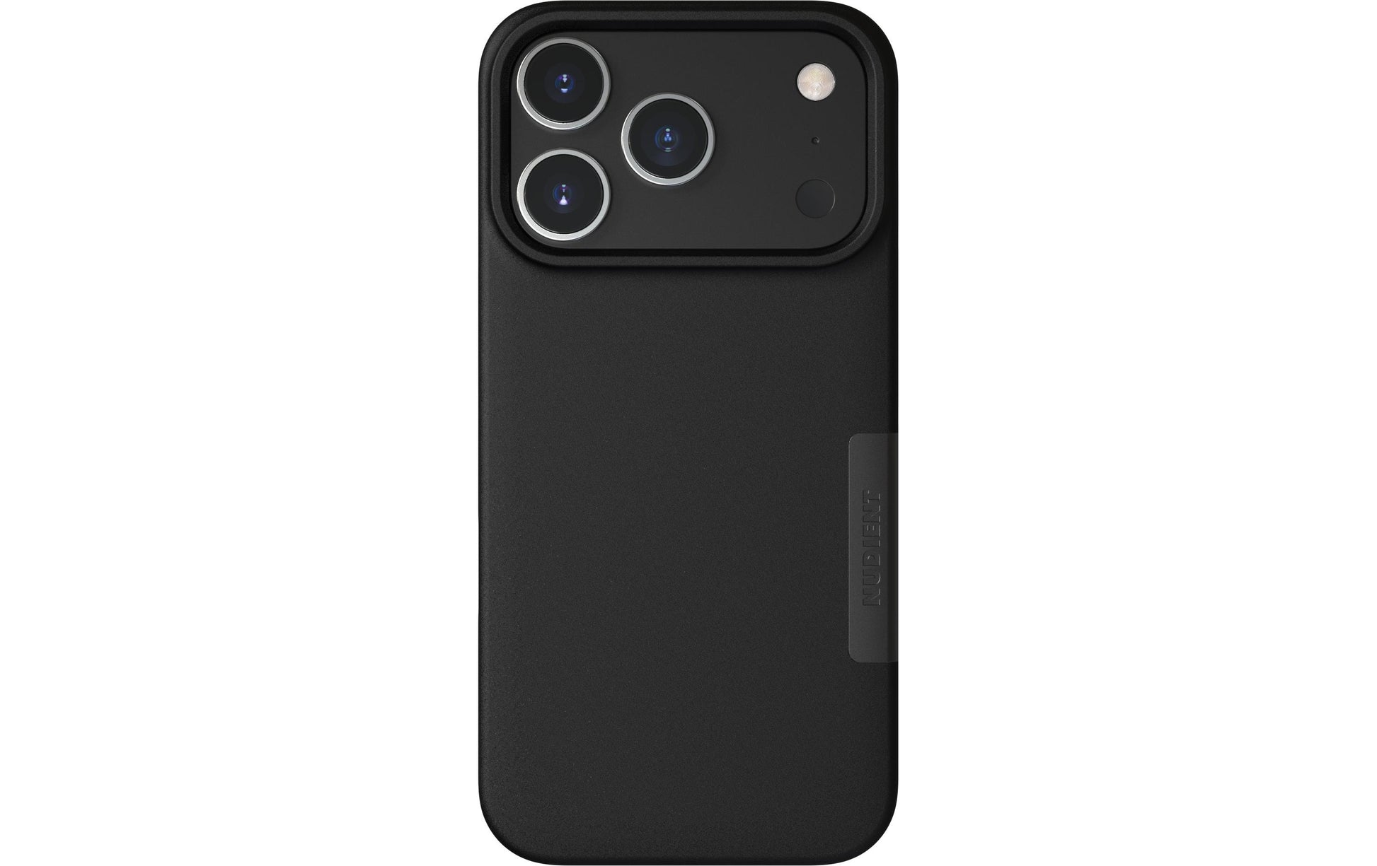 Nudient – Backcover – für Apple iPhone 17 Pro – schwarz – MagSafe-kompatibel