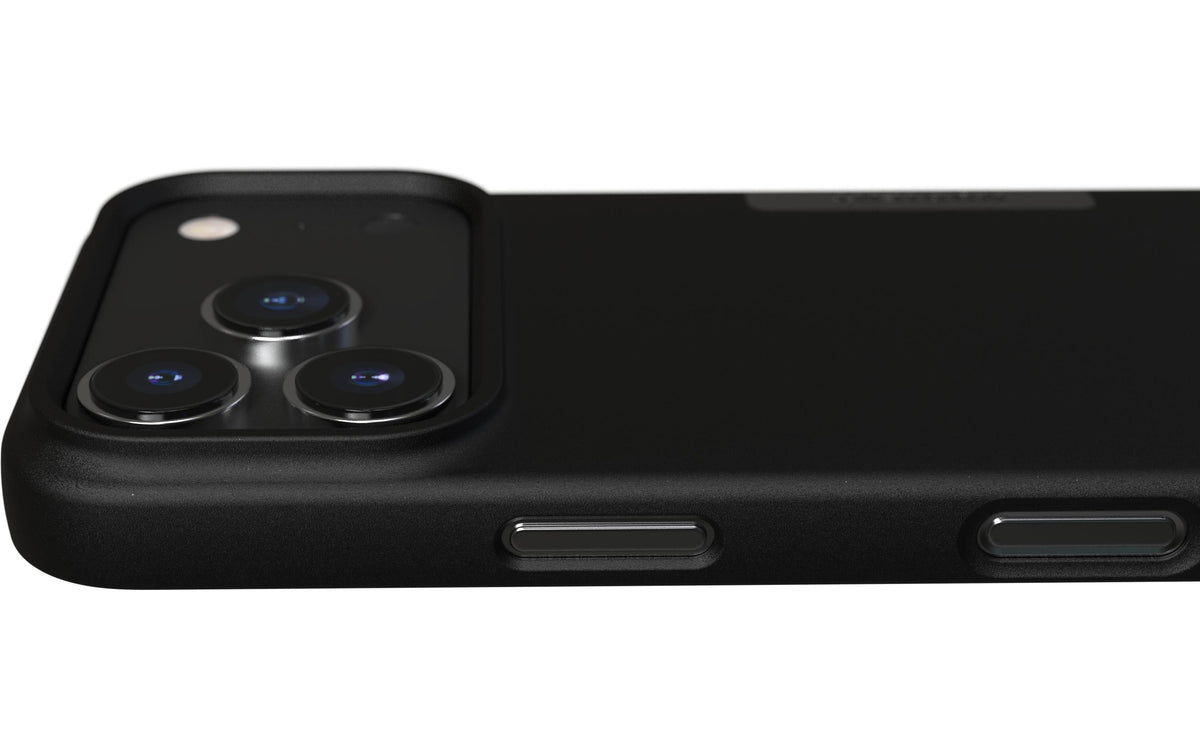 Nudient Backcover – für Apple iPhone 17 Pro/18 Pro, Kunststoff, Schwarz