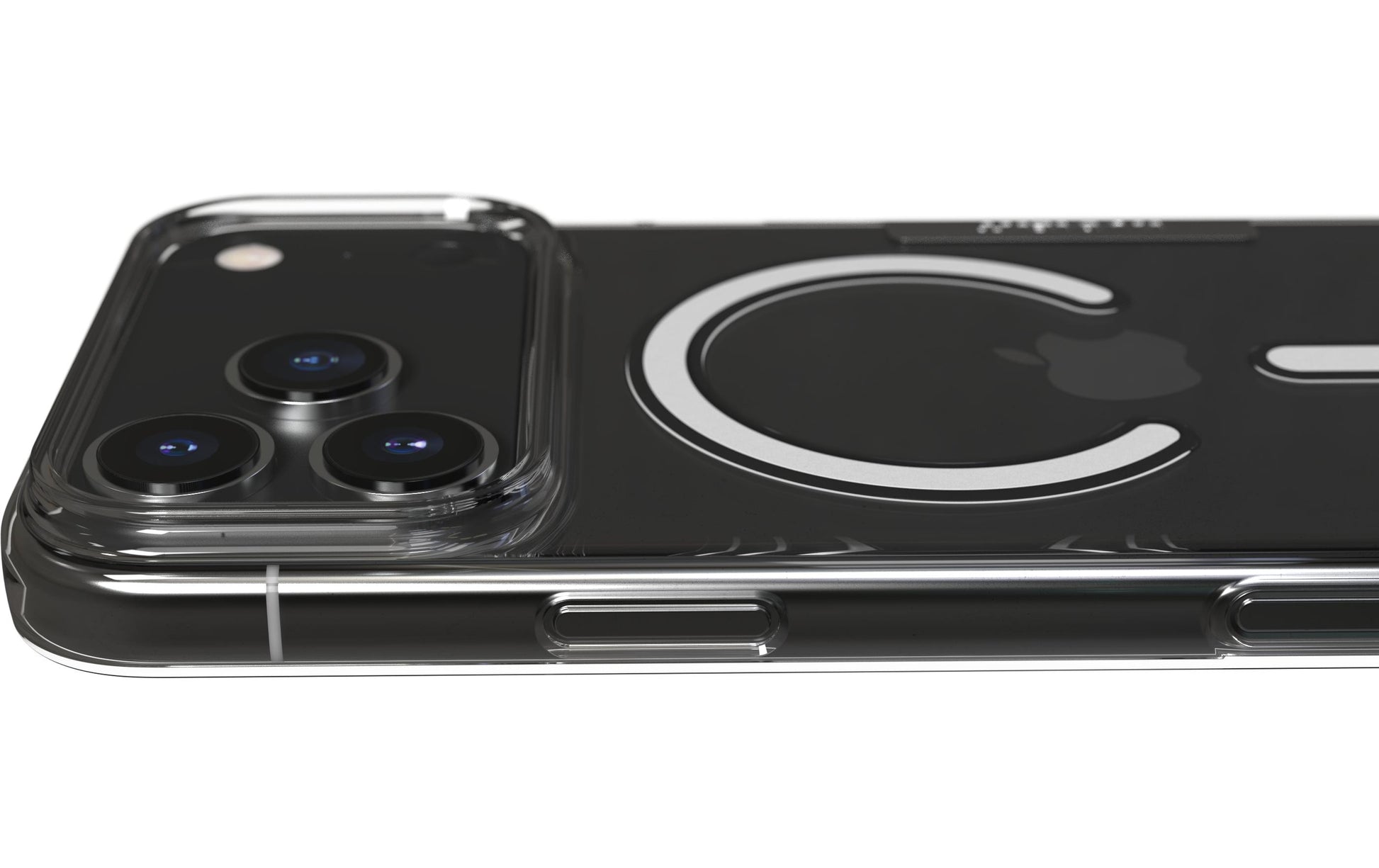 Nudient – Backcover – für Apple iPhone 17 Pro Max – transparent – MagSafe-kompatibel