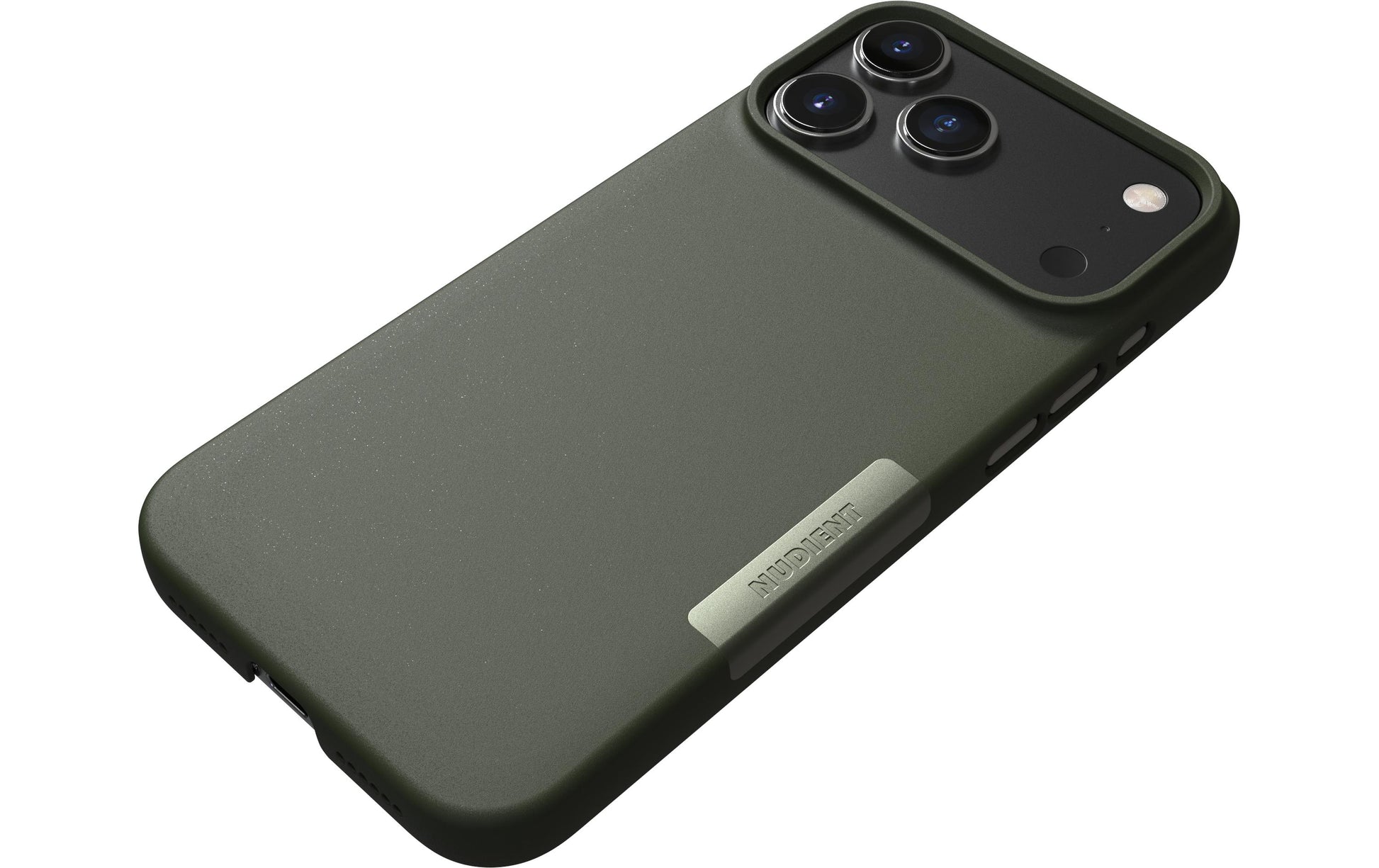Nudient – Backcover – für Apple iPhone 17 Pro Max – Dunkelgrün – MagSafe-kompatibel
