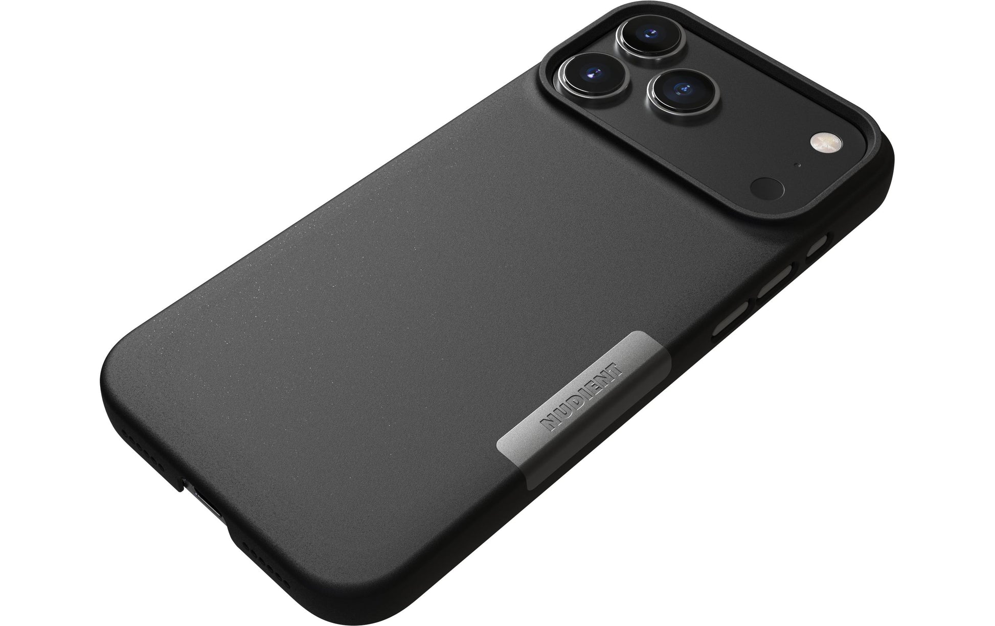 Nudient – Backcover – für Apple iPhone 17 Pro Max – schwarz – MagSafe-kompatibel