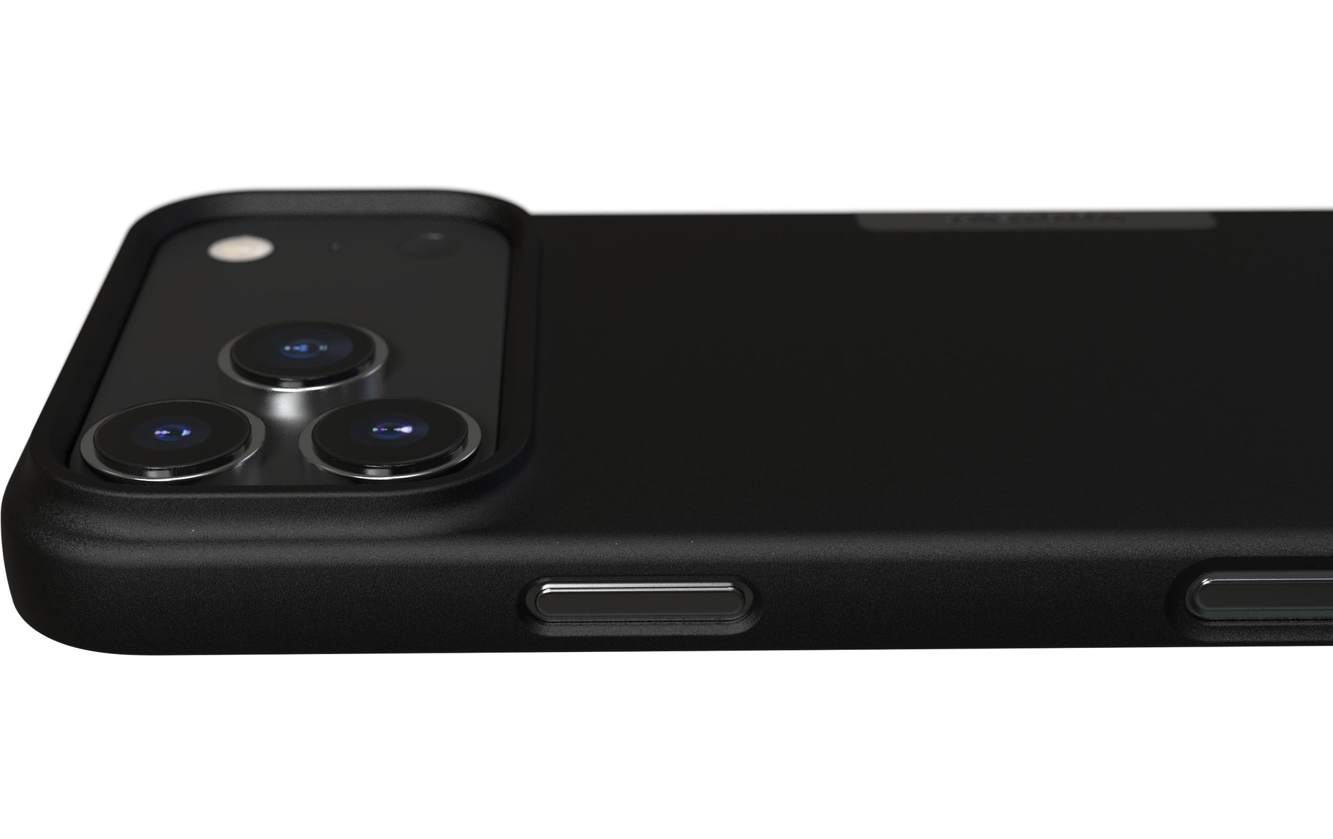 Nudient – Backcover – für Apple iPhone 17 Pro Max – schwarz – MagSafe-kompatibel