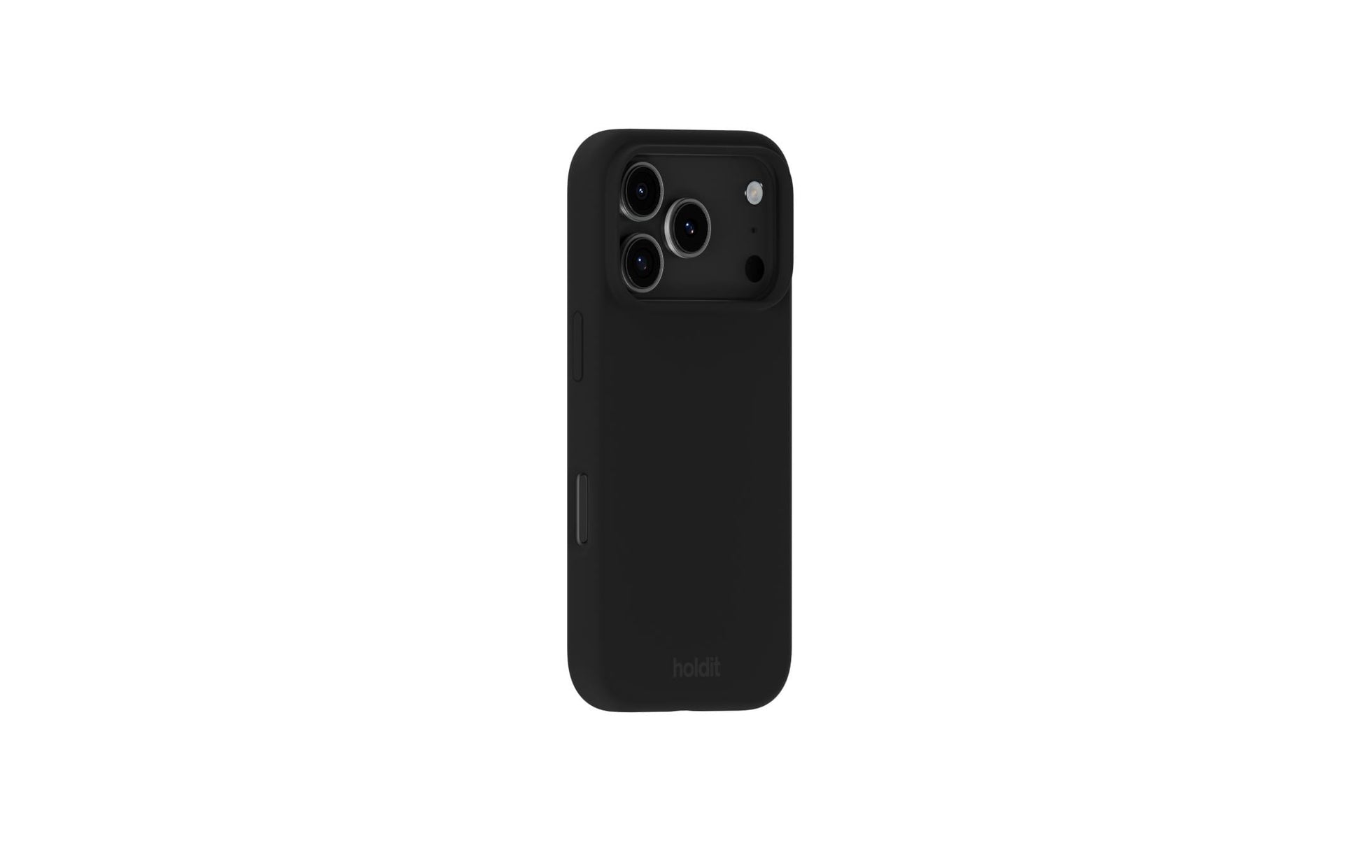 HoldIt Backcover – für Apple iPhone 17 Pro, Silikon, Schwarz