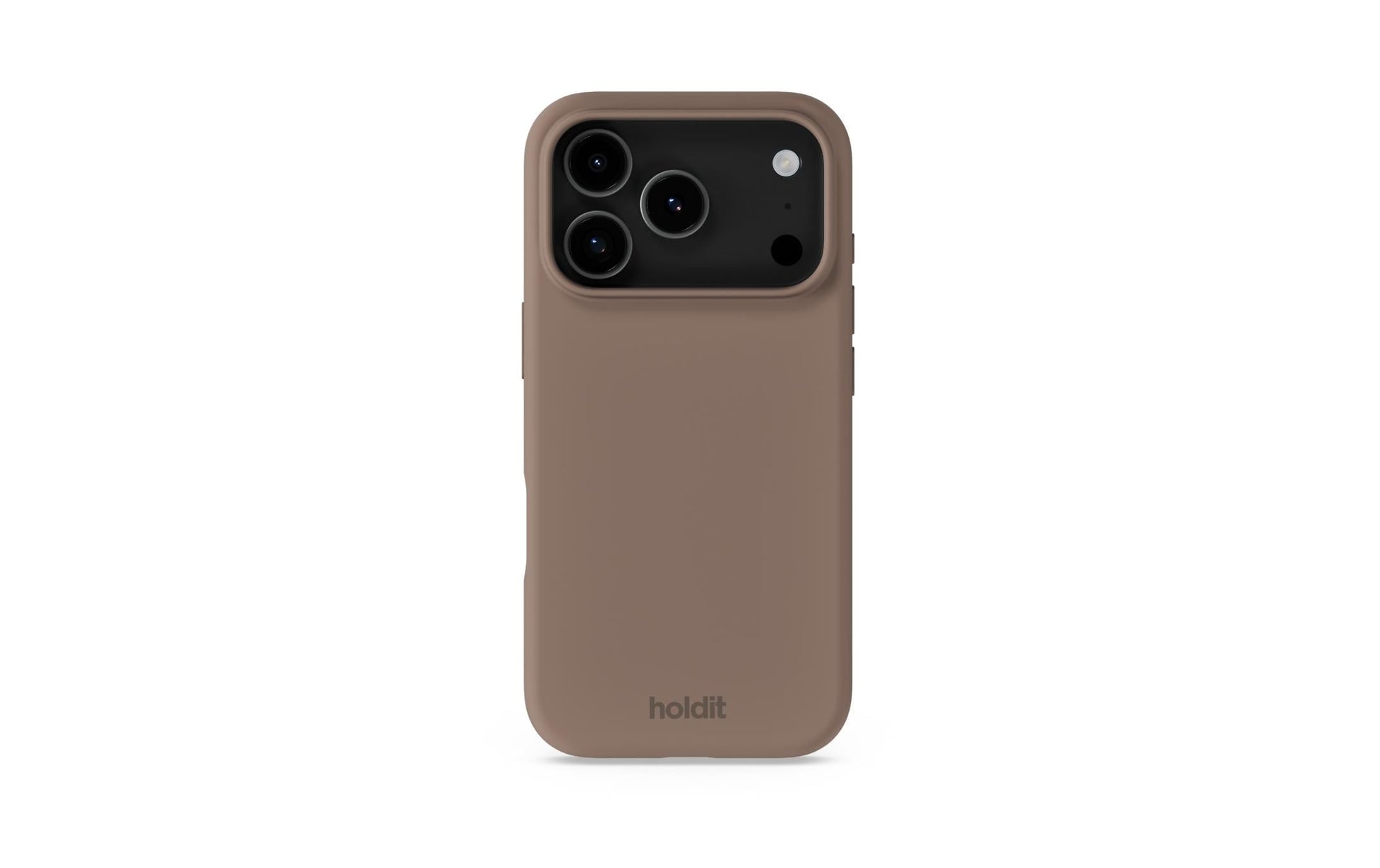 Holdit – Backcover – für Apple iPhone 17 Pro – Braun – Silikon