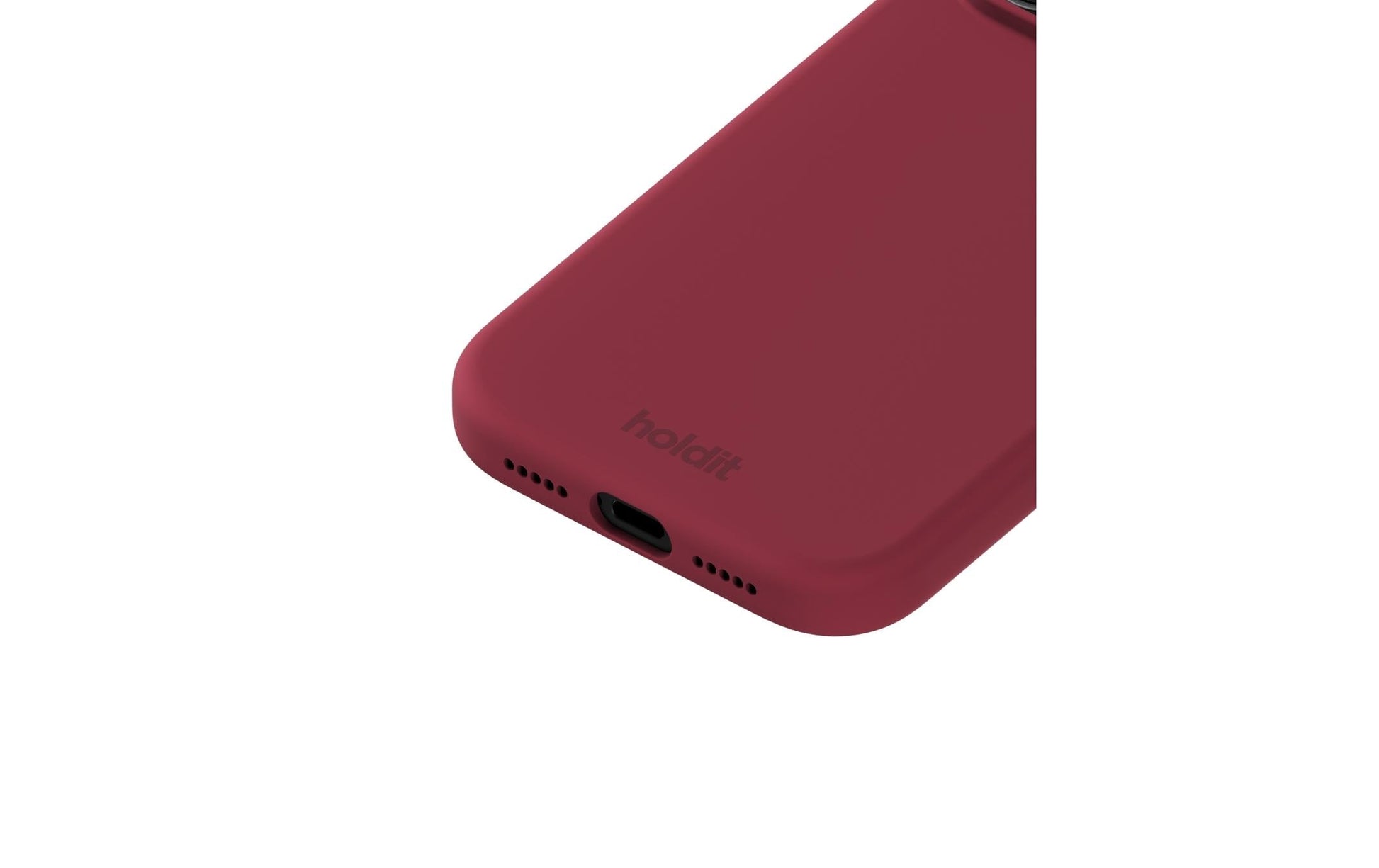 HoldIt Backcover – für Apple iPhone 17 Pro – rot – Silikon