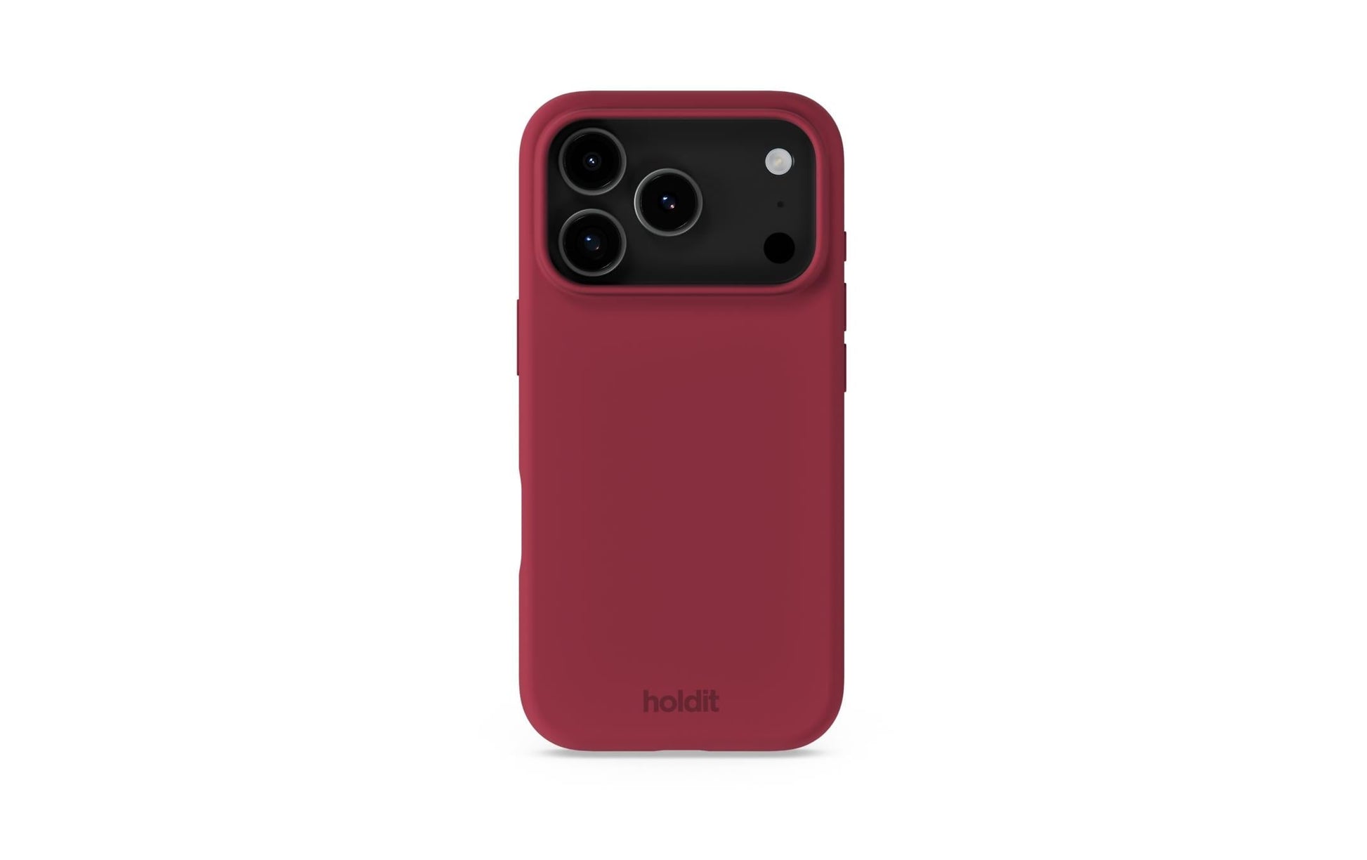 HoldIt Backcover – für Apple iPhone 17 Pro – rot – Silikon