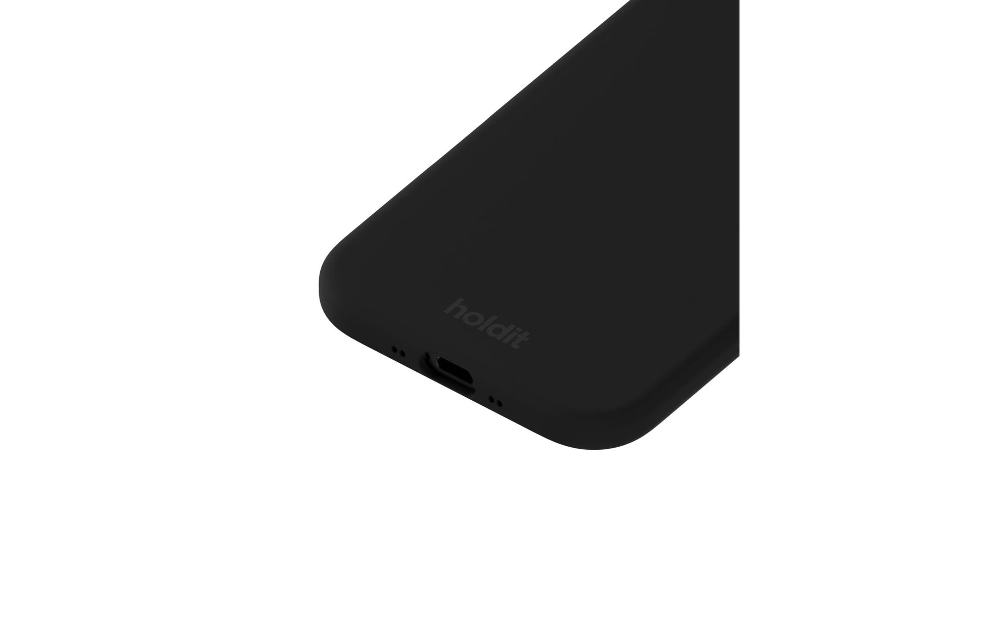 HoldIt Backcover – für Smartphones bis 6,06" – schwarz – Silikon