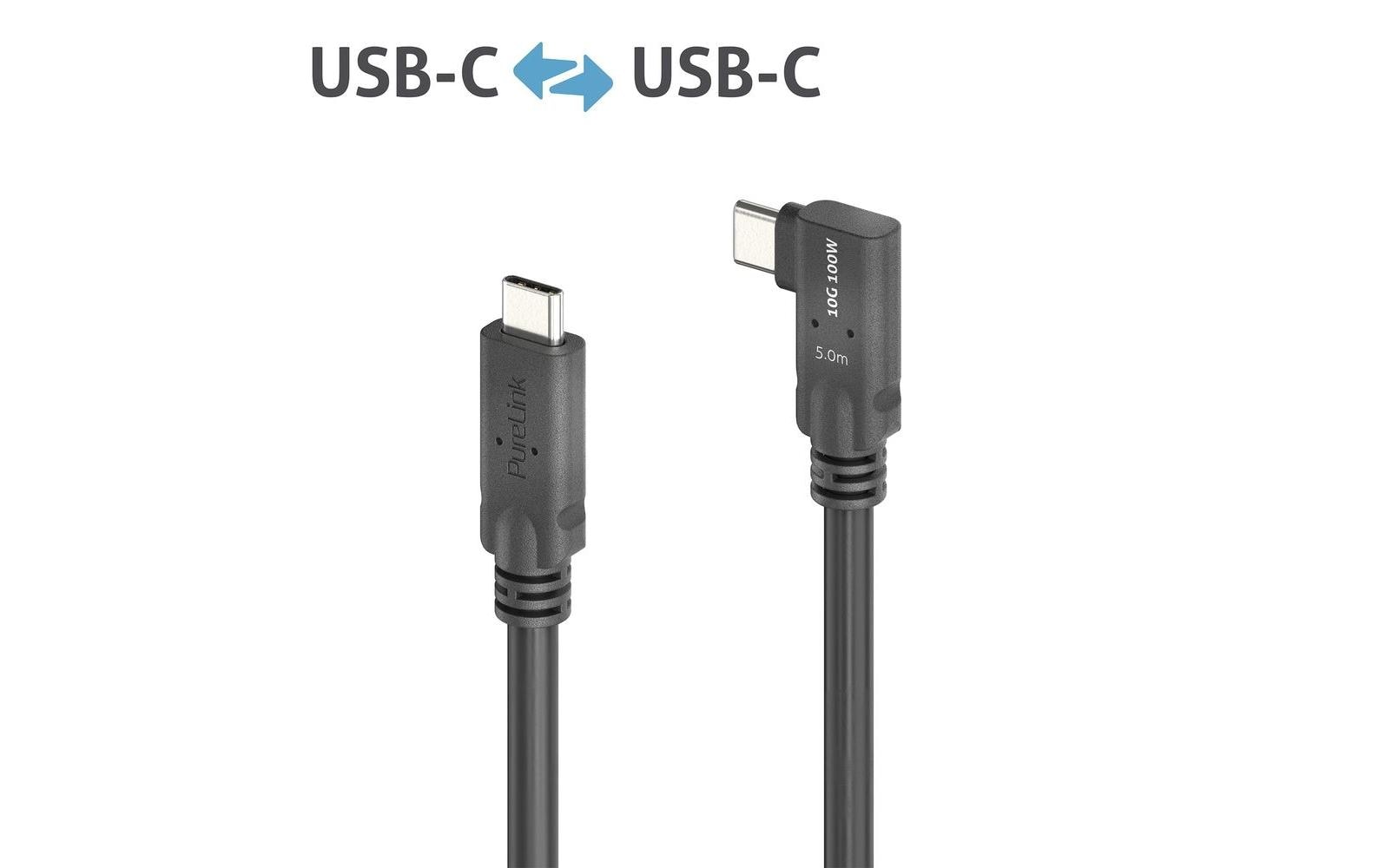 PureLink USB-Kabel, USB-C zu USB-C, 5 m, USB 3, Lade-/Datenkabel