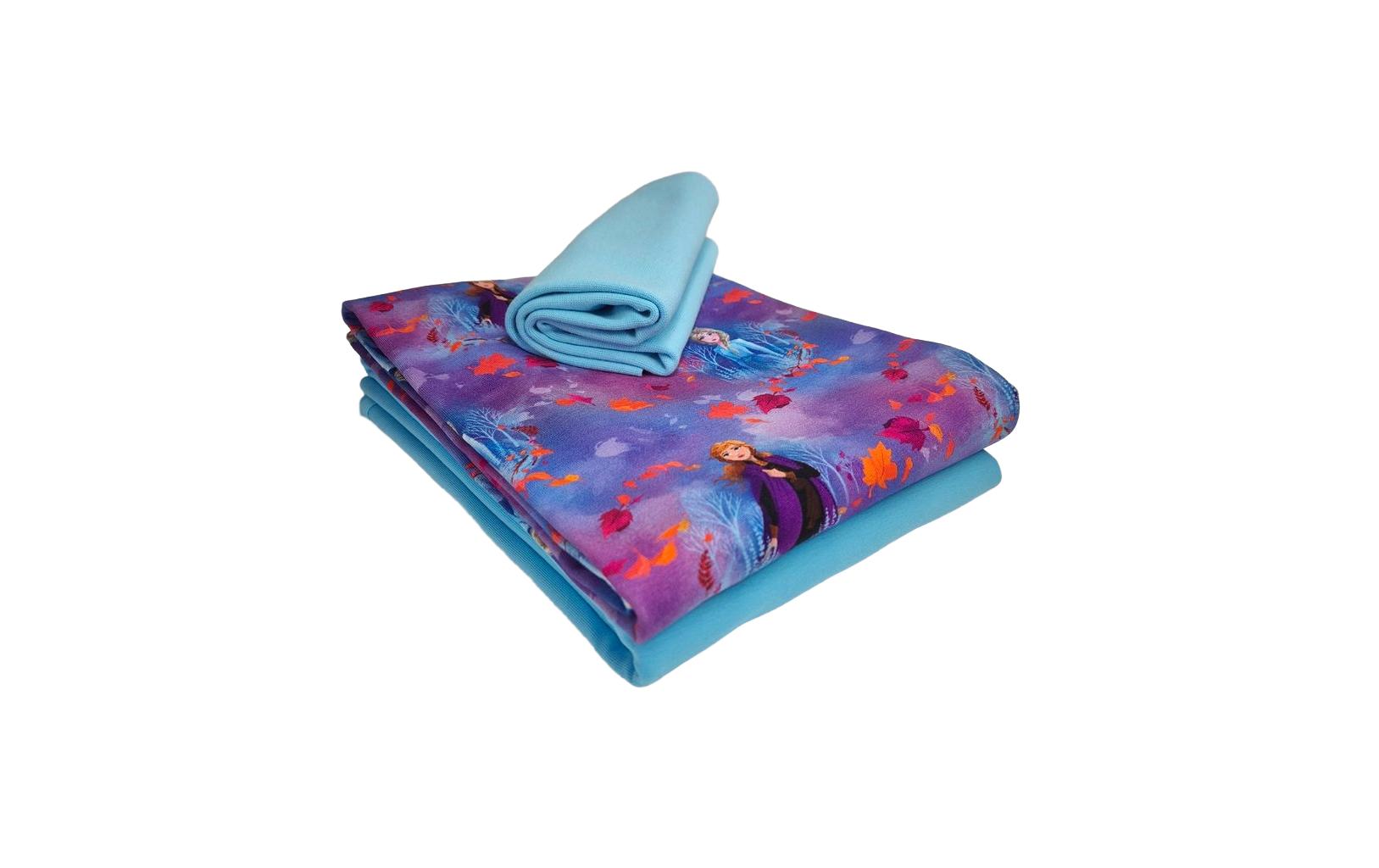 Stoffe Dekostoff, Elasthan, Blau, 148 cm × 50 cm