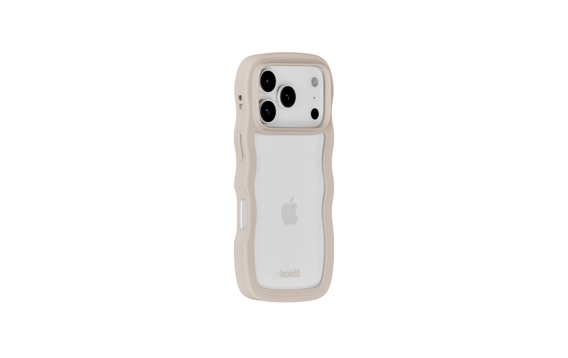 HoldIt Backcover – für Apple iPhone 17 Pro Max – beige/transparent – TPU
