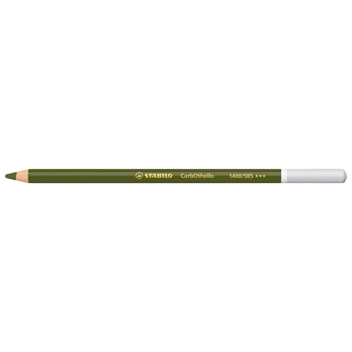 STABILO Pastellstift CarbOthello – Einzelstift Olivgrün, Minen-Ø 4,4 mm