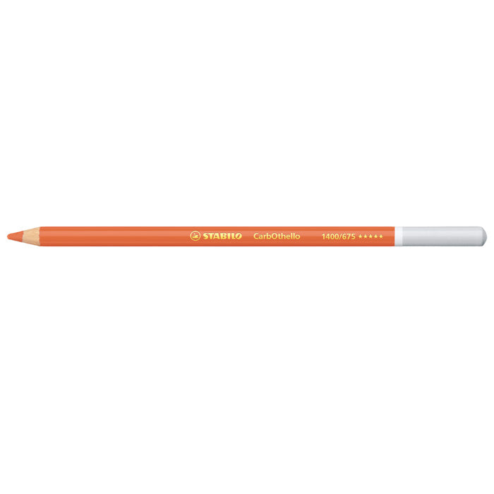 STABILO Pastellkreidestift CarbOthello – Minen-Ø 4,4 mm, Einzelstift Französisch Rotocker